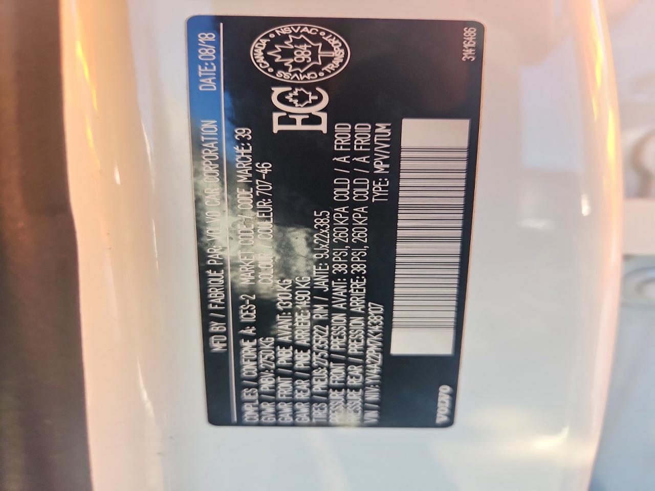 2019 VOLVO XC90