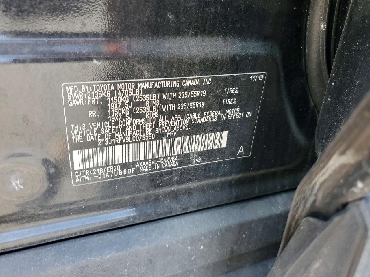 2020 TOYOTA RAV4