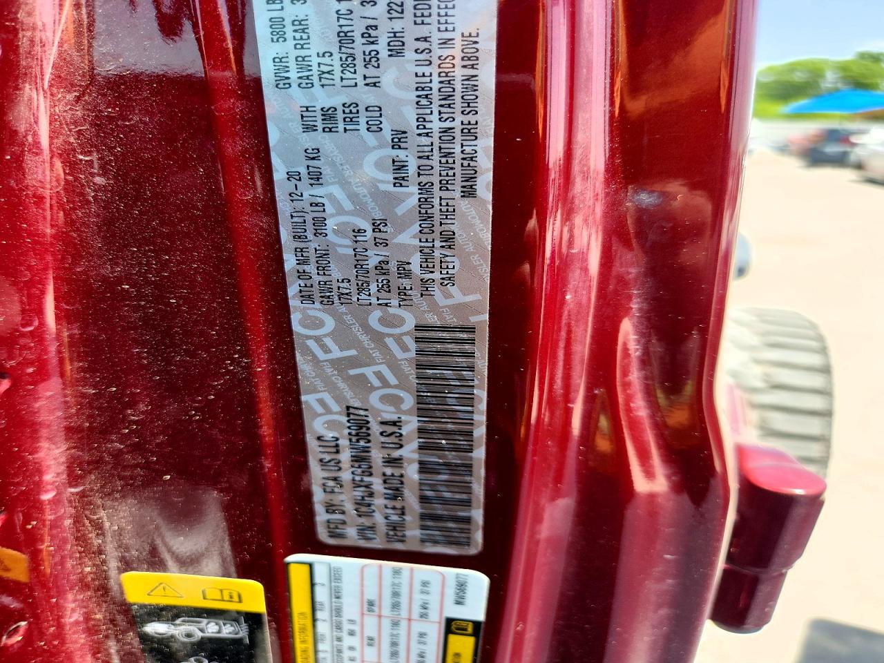 2021 JEEP WRANGLER