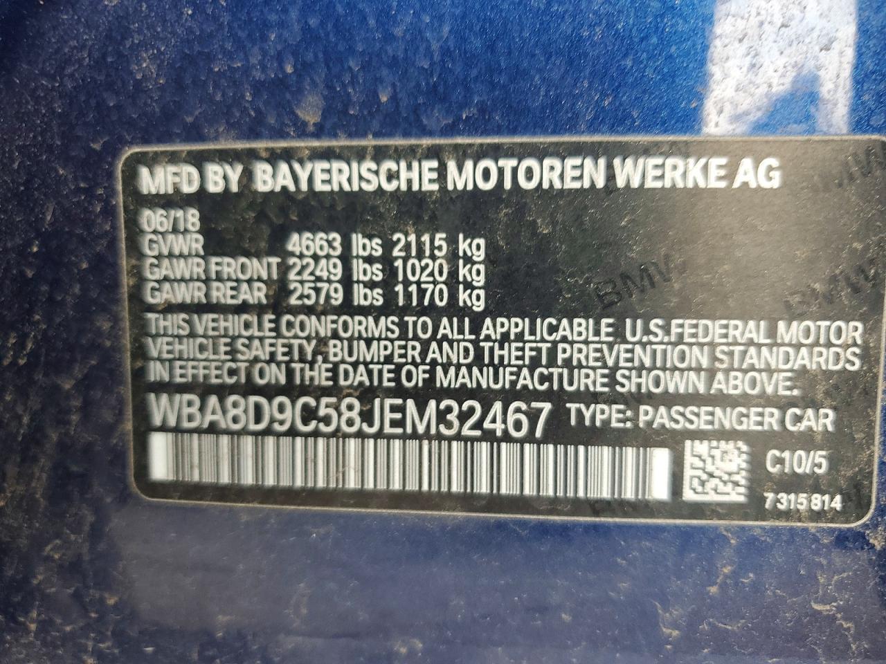 2018 BMW 3 SERIES