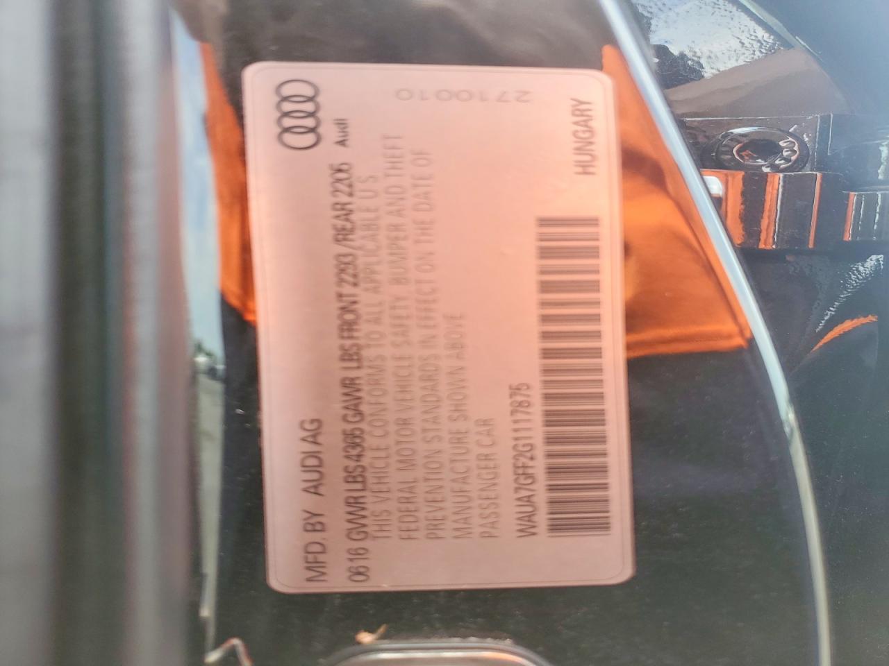 2016 AUDI A3
