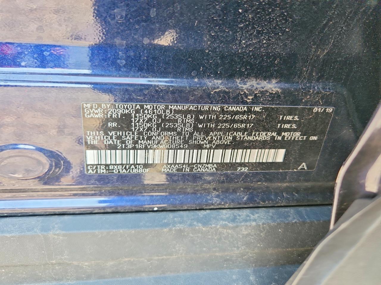 2019 TOYOTA RAV4
