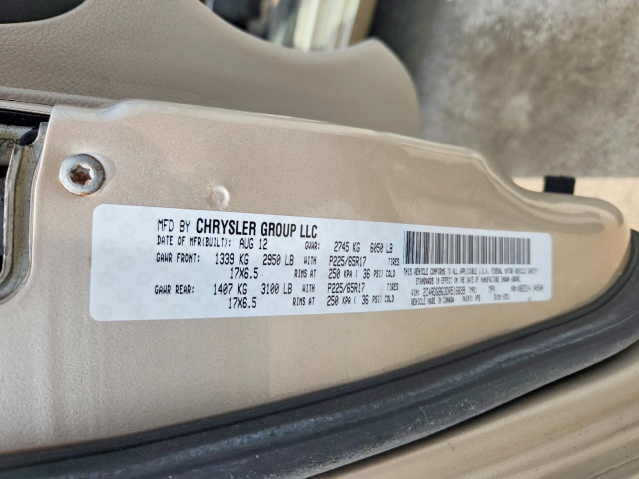 2013 DODGE CARAVAN