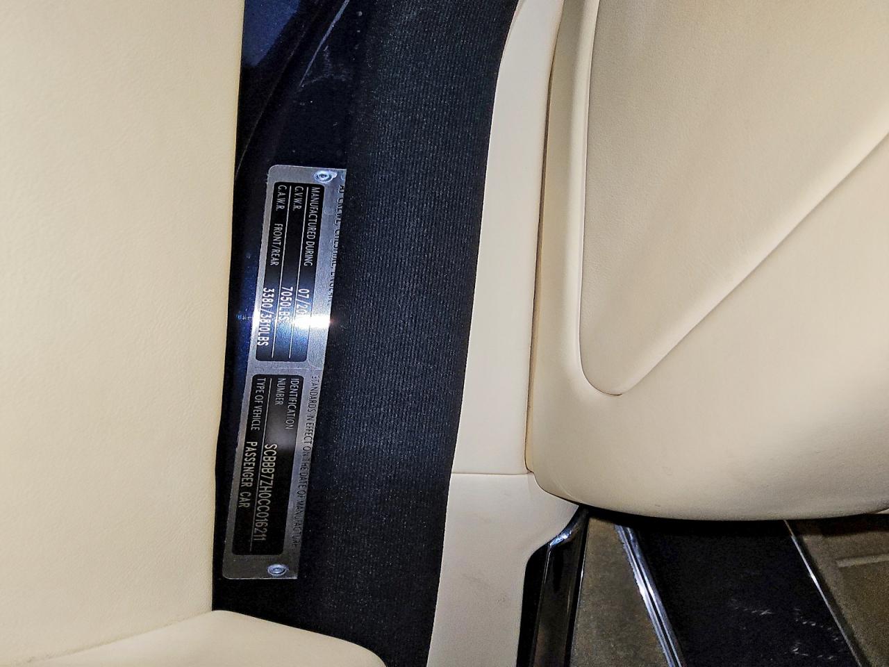 2012 BENTLEY ALL OTHER