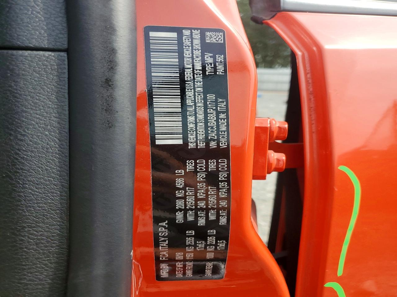 2018 JEEP RENEGADE
