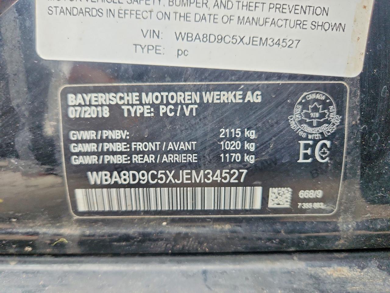 2018 BMW 3 SERIES