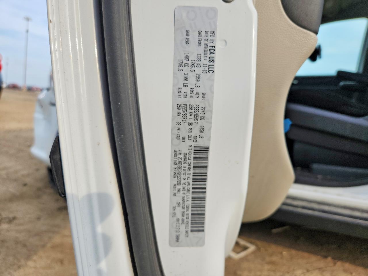 2016 DODGE CARAVAN