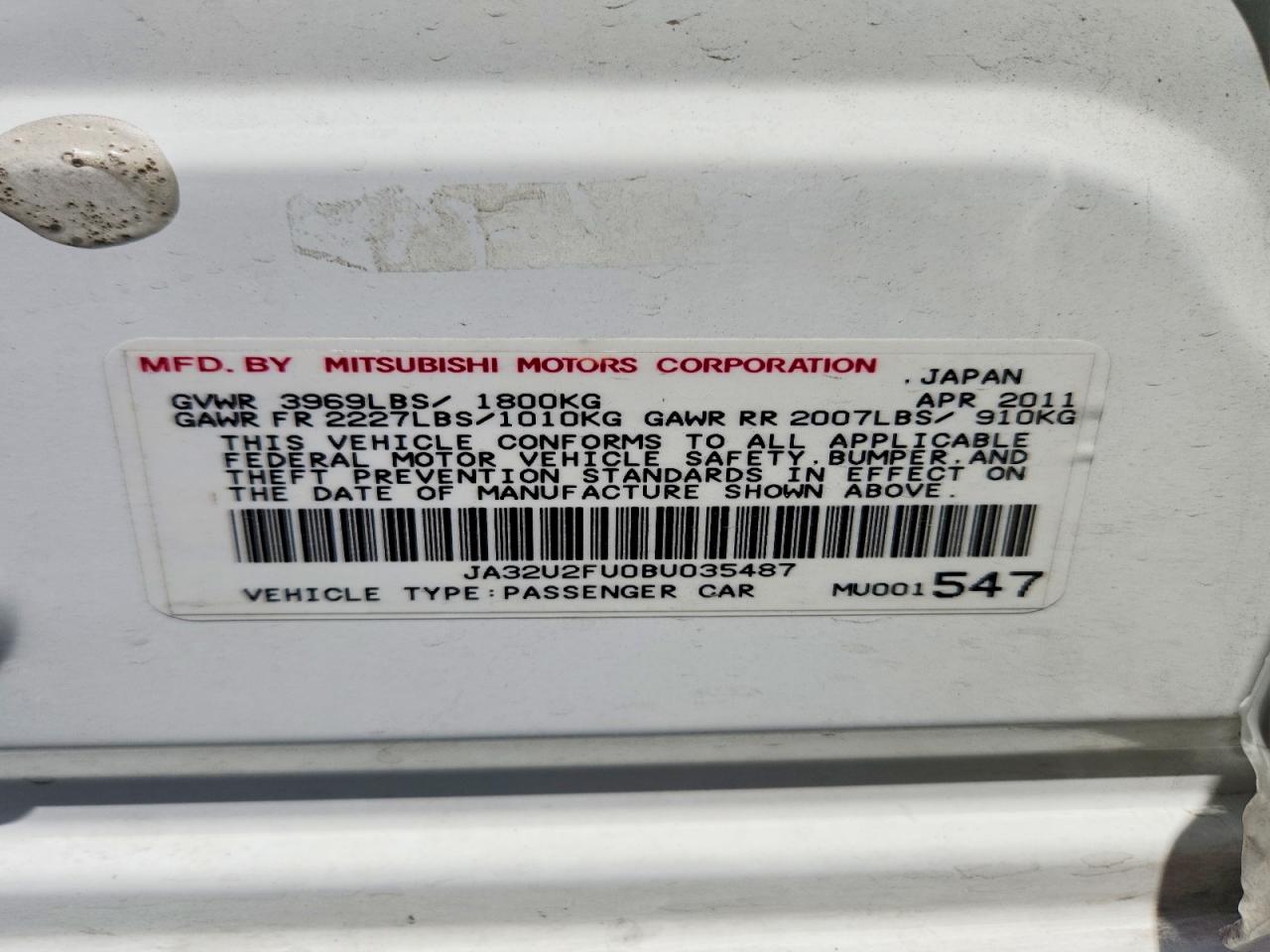 2011 MITSUBISHI LANCER