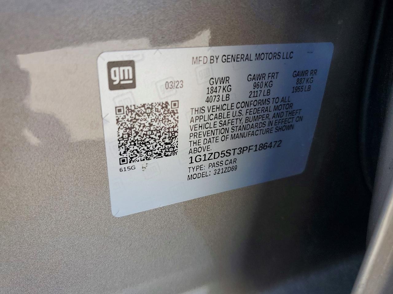 2023 CHEVROLET MALIBU