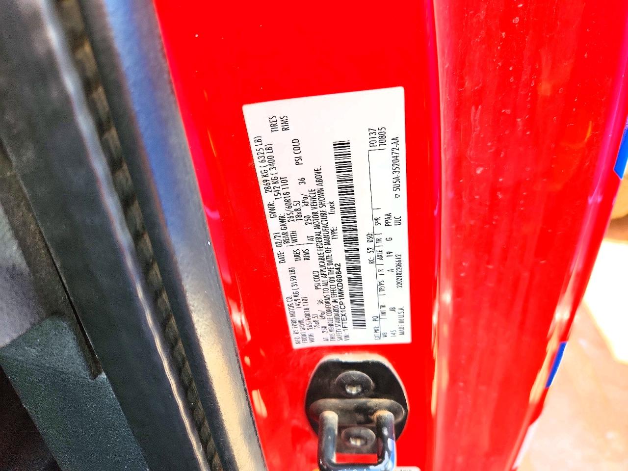 2021 FORD F150