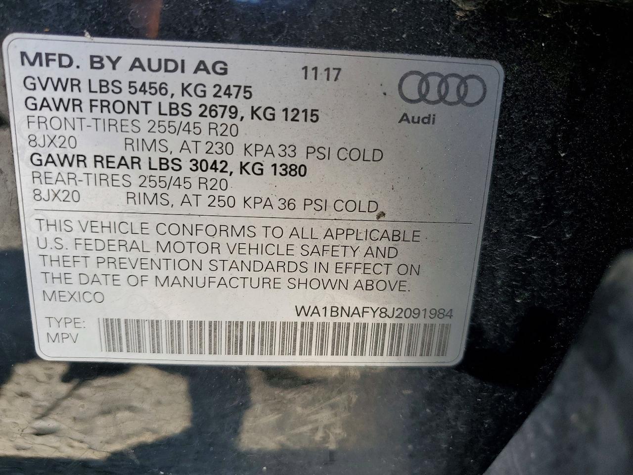 2018 AUDI Q5