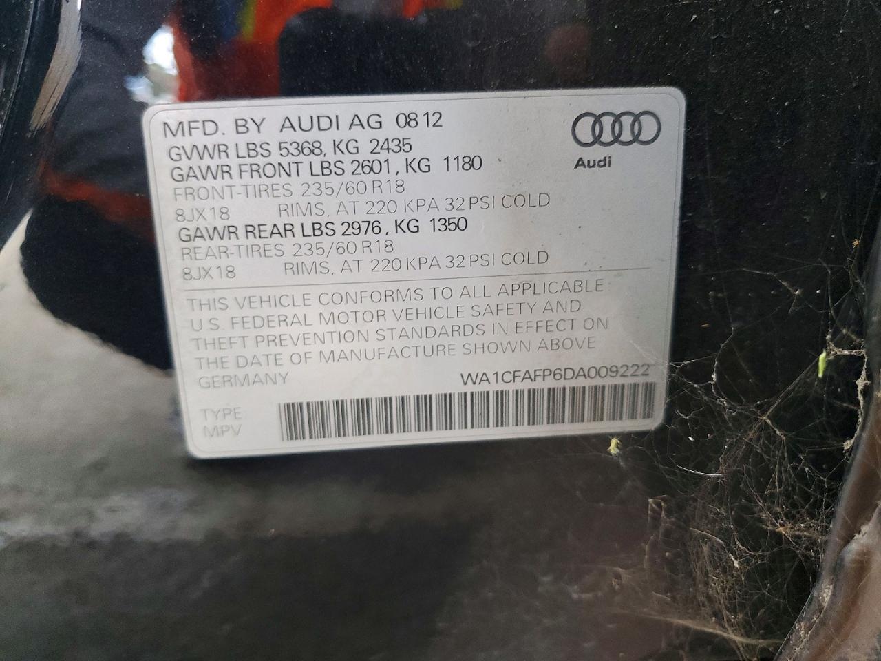 2013 AUDI Q5