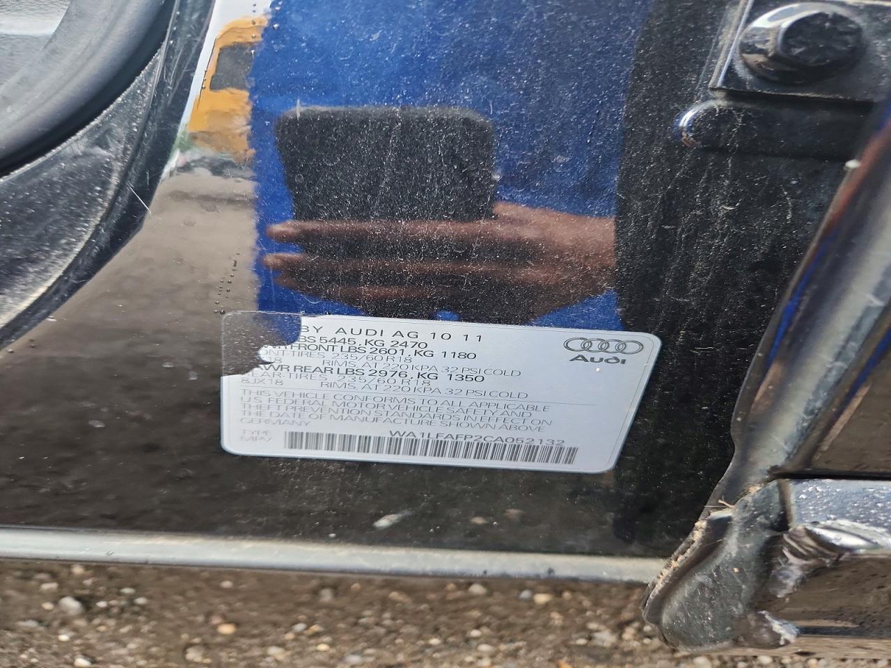2012 AUDI Q5
