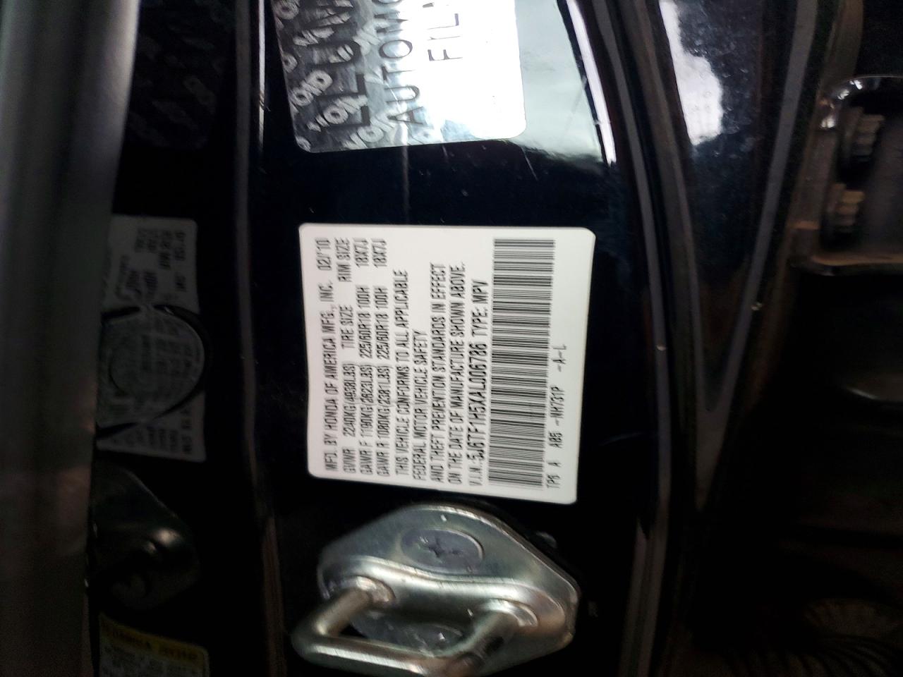 2010 HONDA ACCORD