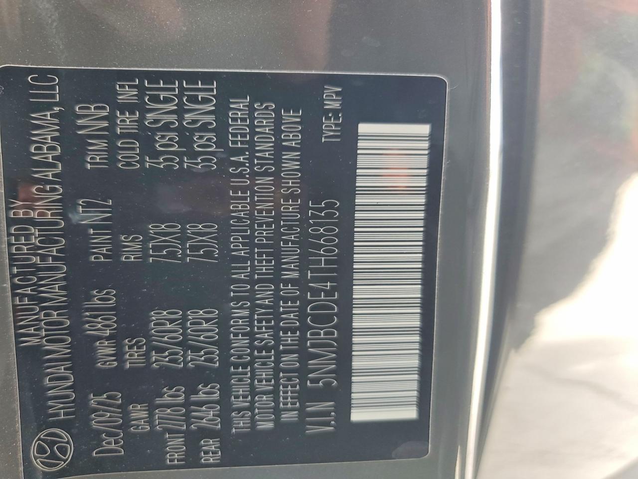 2026 HYUNDAI TUCSON