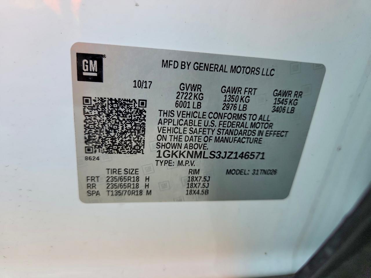 2018 GMC ACADIA