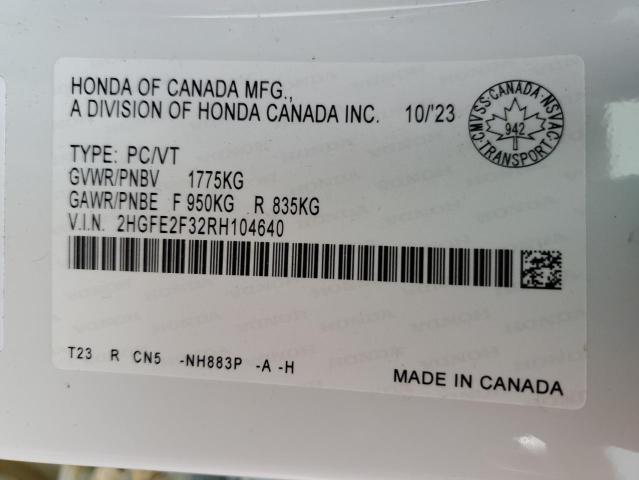 2024 HONDA CIVIC