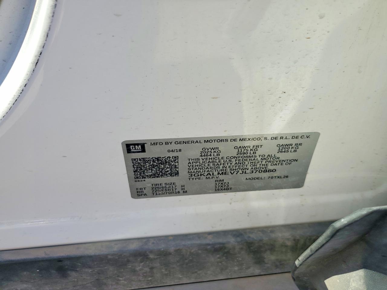 2018 GMC TERRAIN