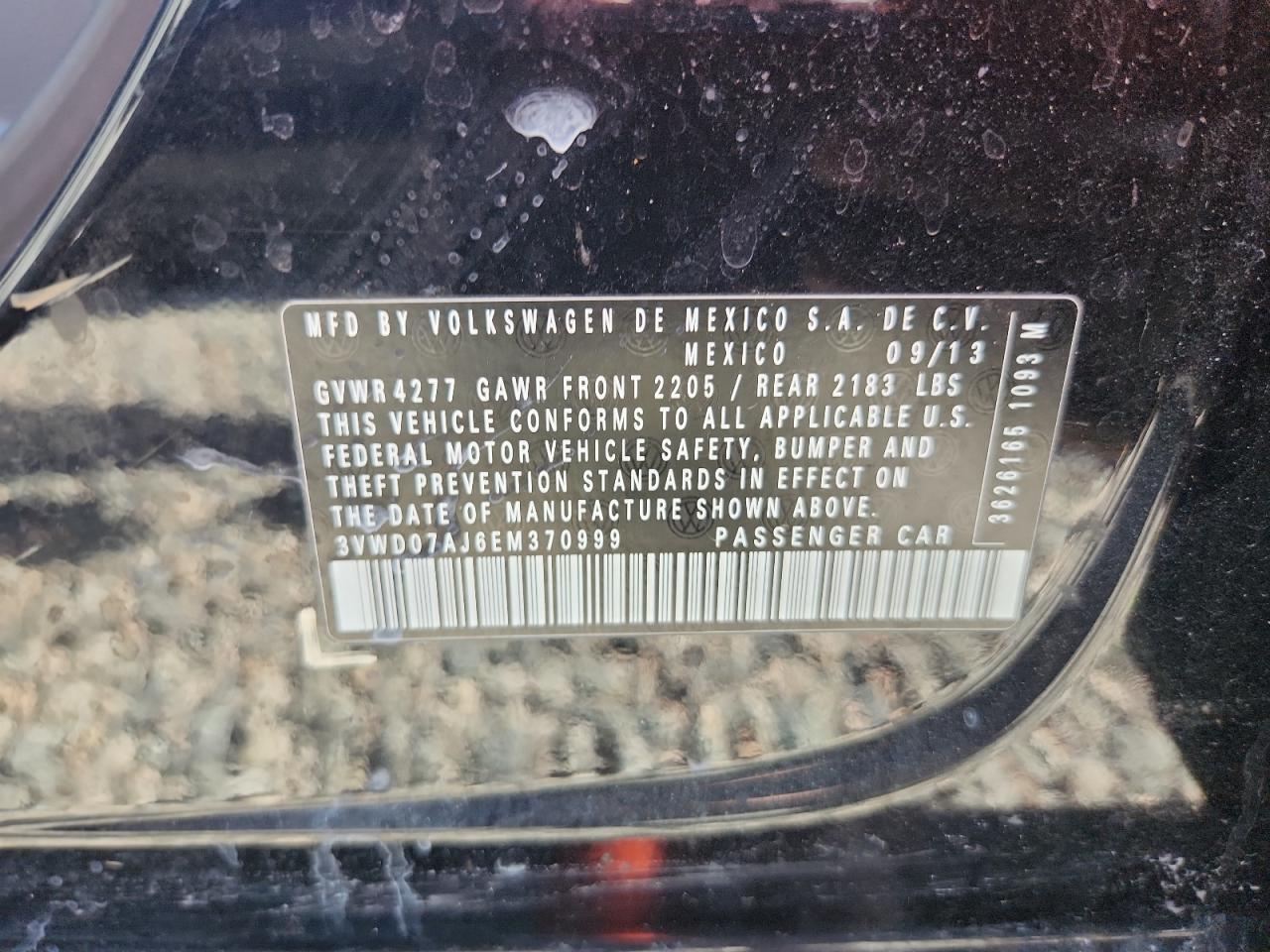 2014 VOLKSWAGEN JETTA