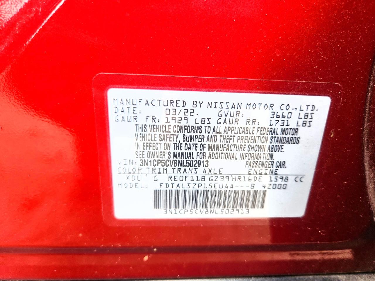 2022 NISSAN KICKS