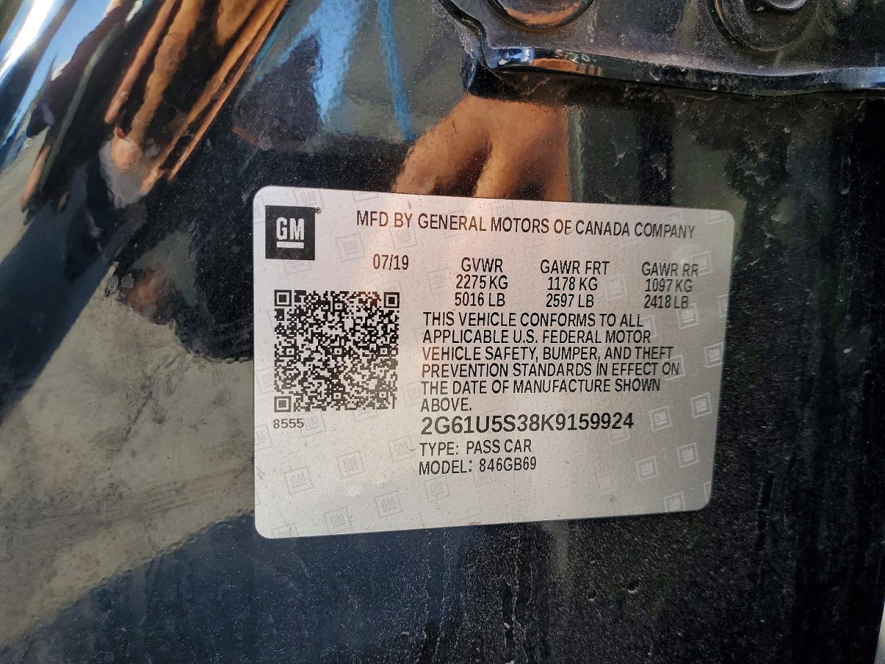 2019 CADILLAC XTS