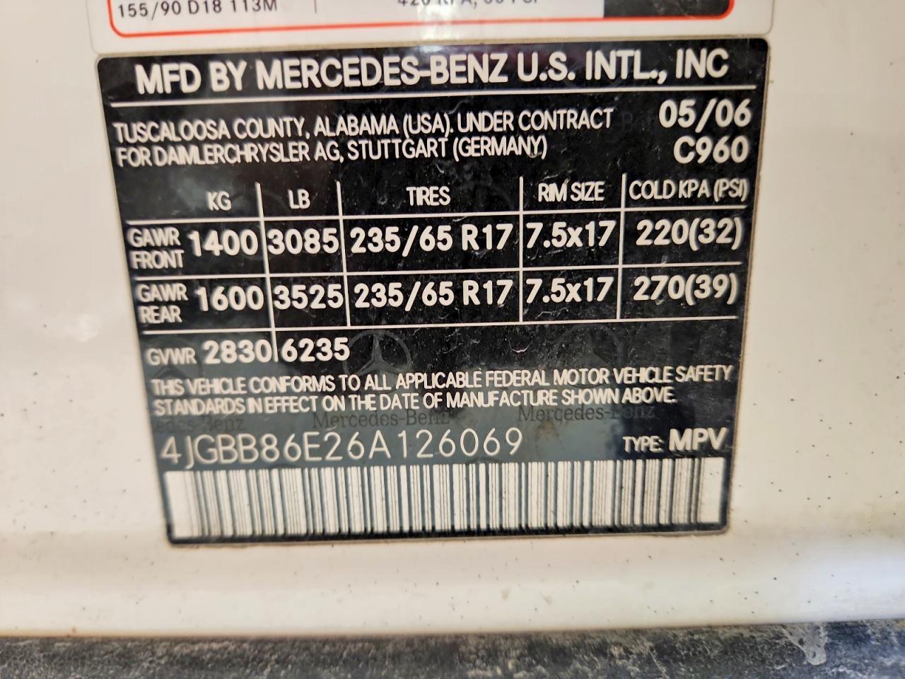 2006 MERCEDES-BENZ M-CLASS
