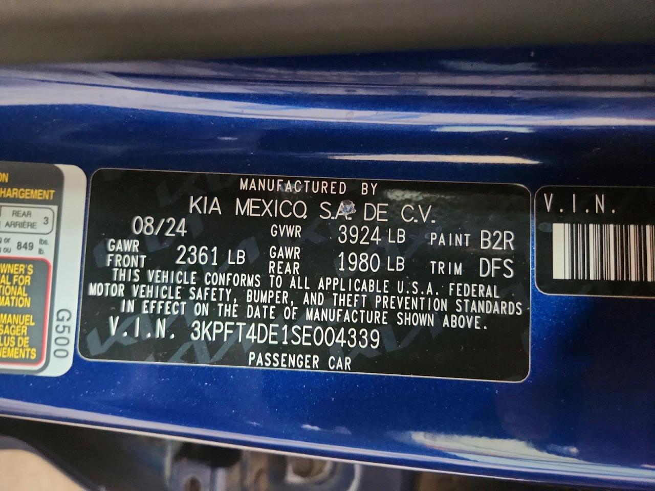 2025 KIA ALL OTHER