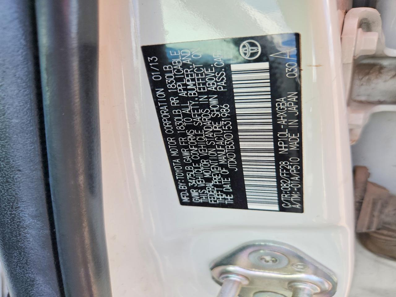 2013 TOYOTA PRIUS