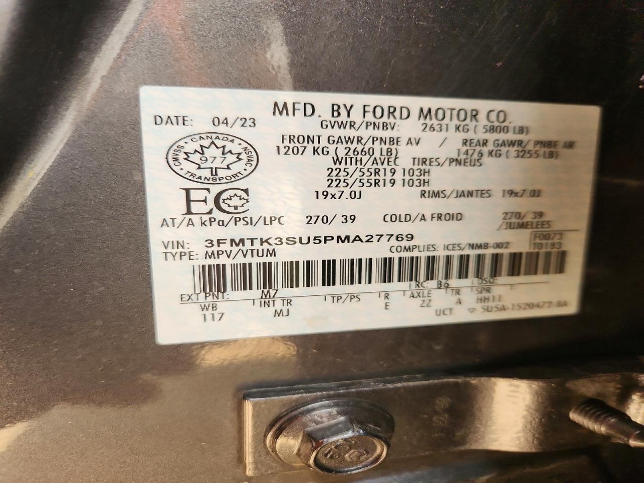 2023 FORD MUSTANG
