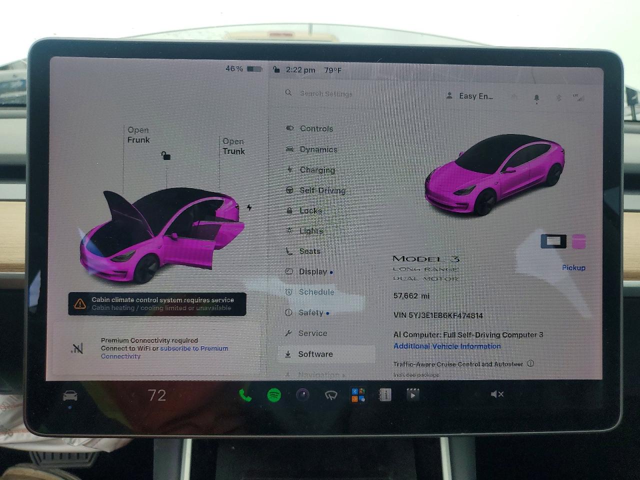 2019 TESLA MODEL 3