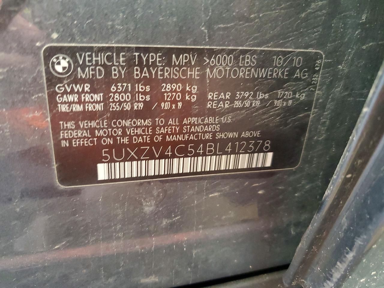 2011 BMW X5