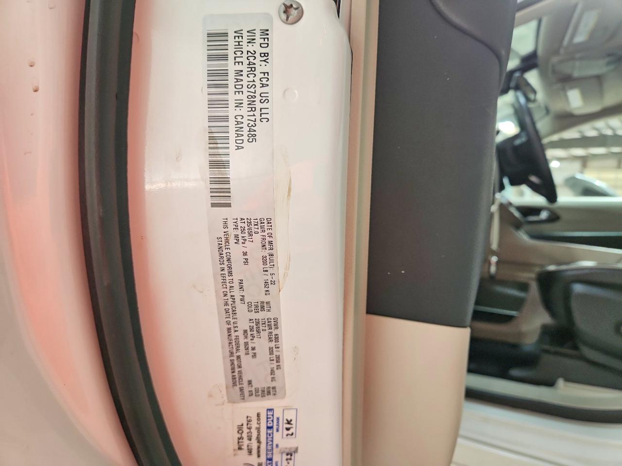 2022 CHRYSLER PACIFICA