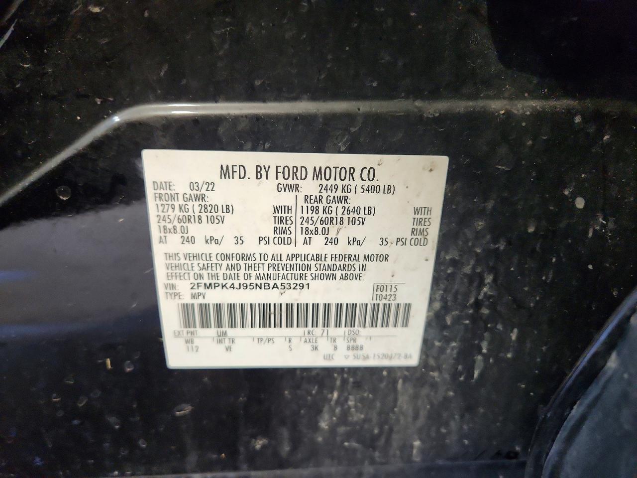 2022 FORD EDGE