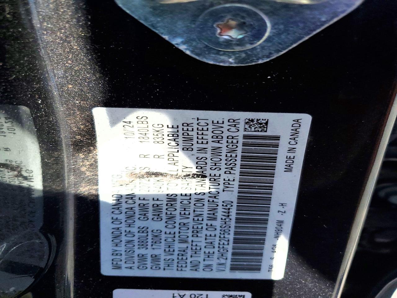 2025 HONDA CIVIC