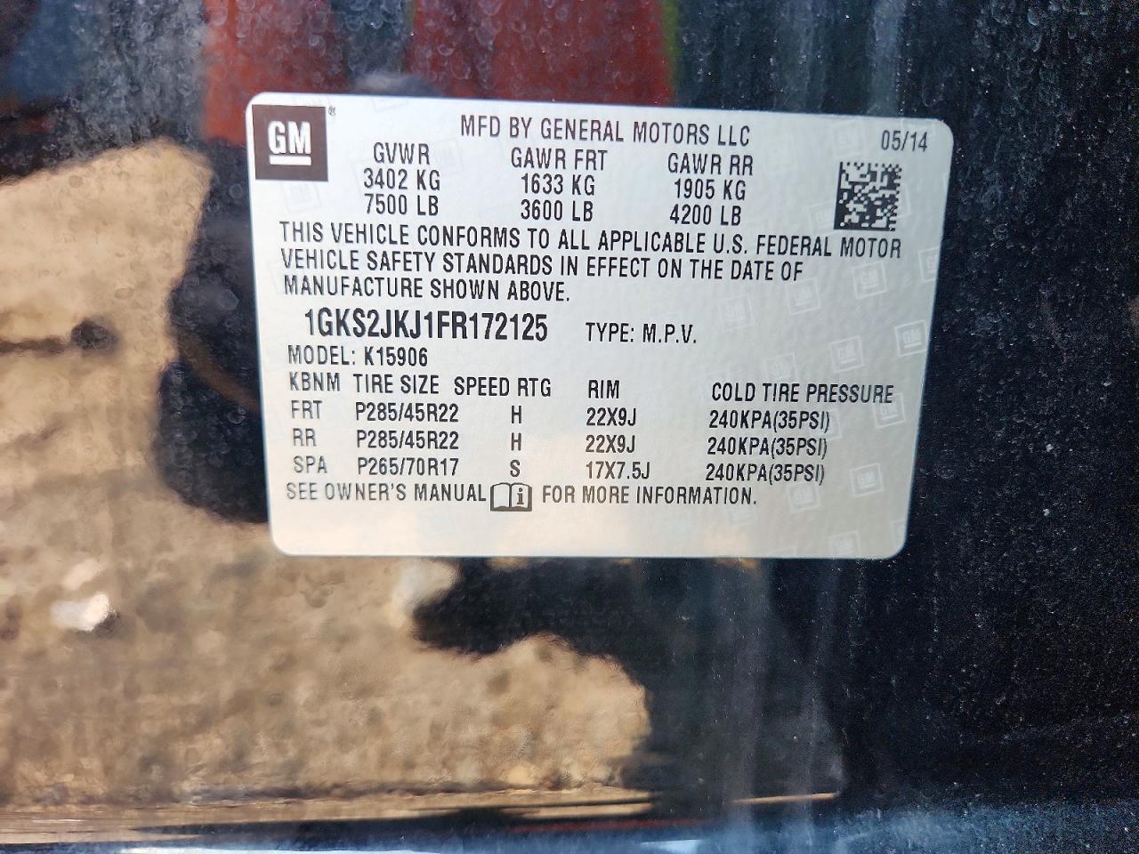 2015 GMC YUKON