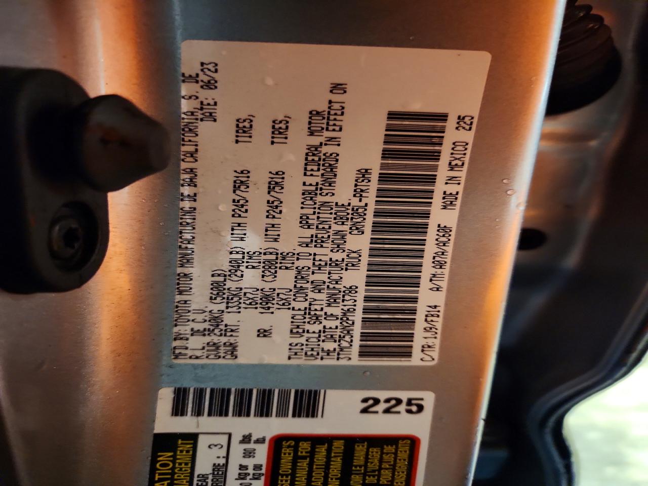2023 TOYOTA TACOMA