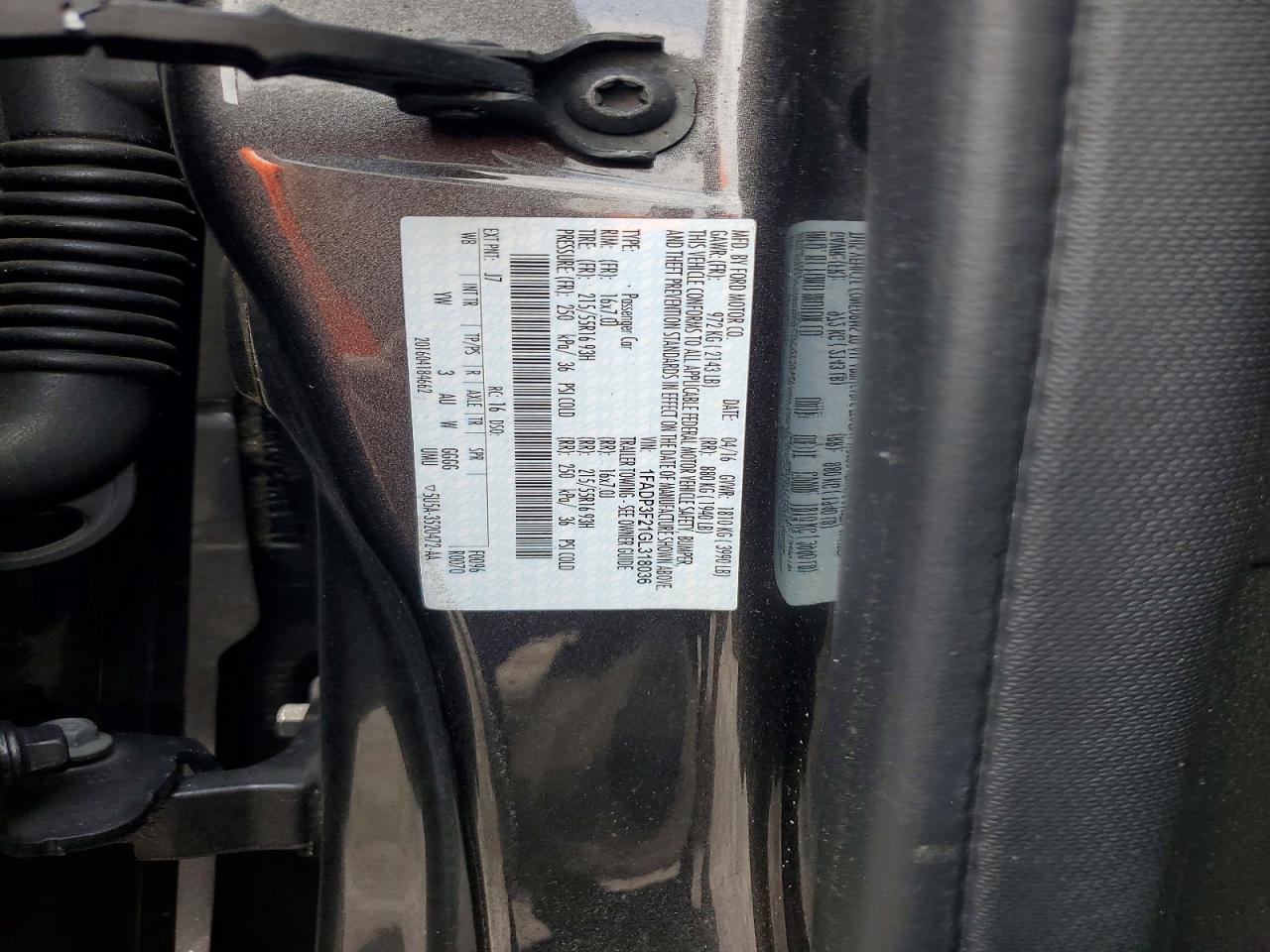 2016 FORD FOCUS