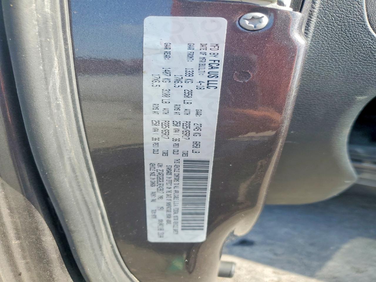 2018 DODGE CARAVAN
