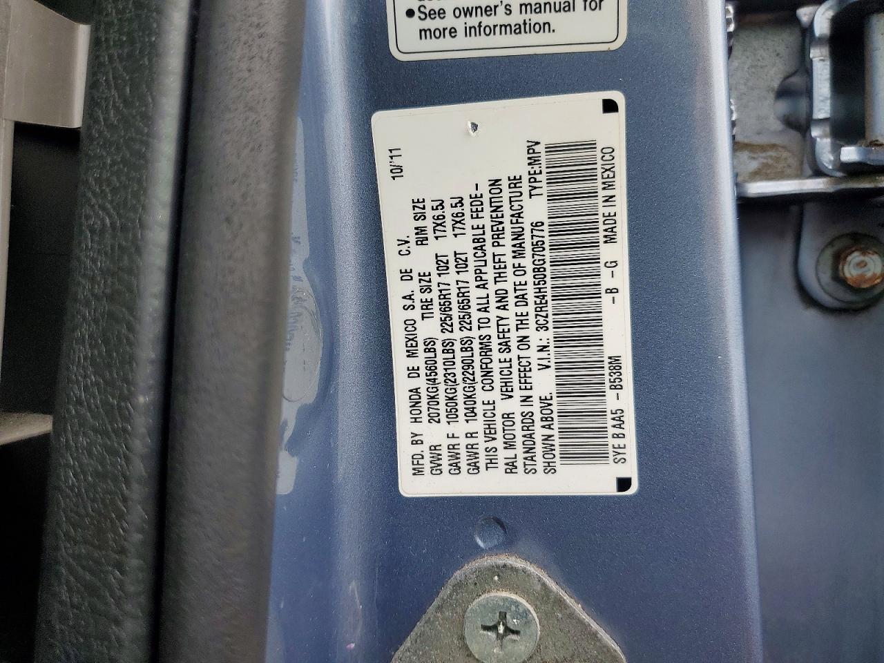 2011 HONDA CRV