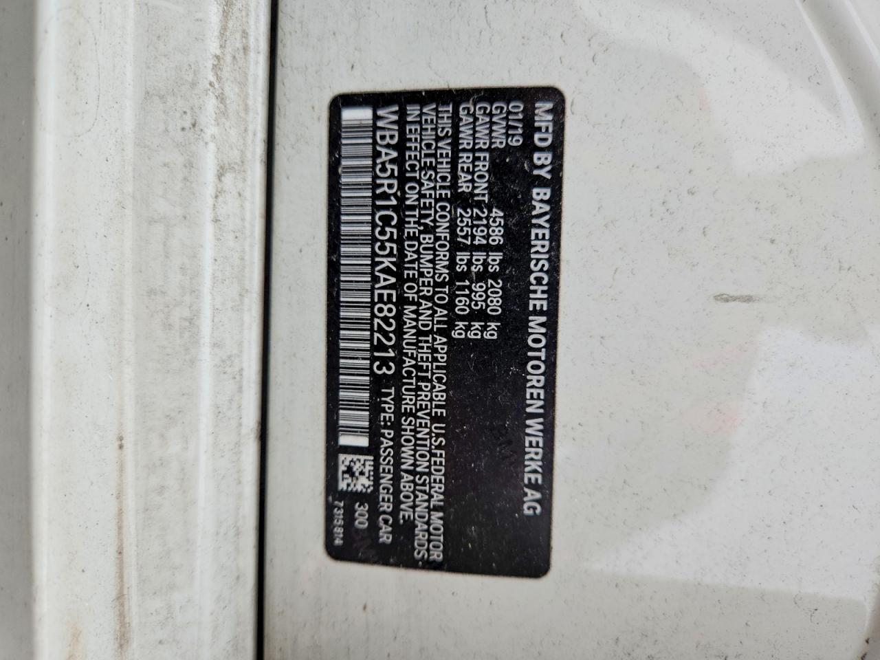 2019 BMW 3 SERIES