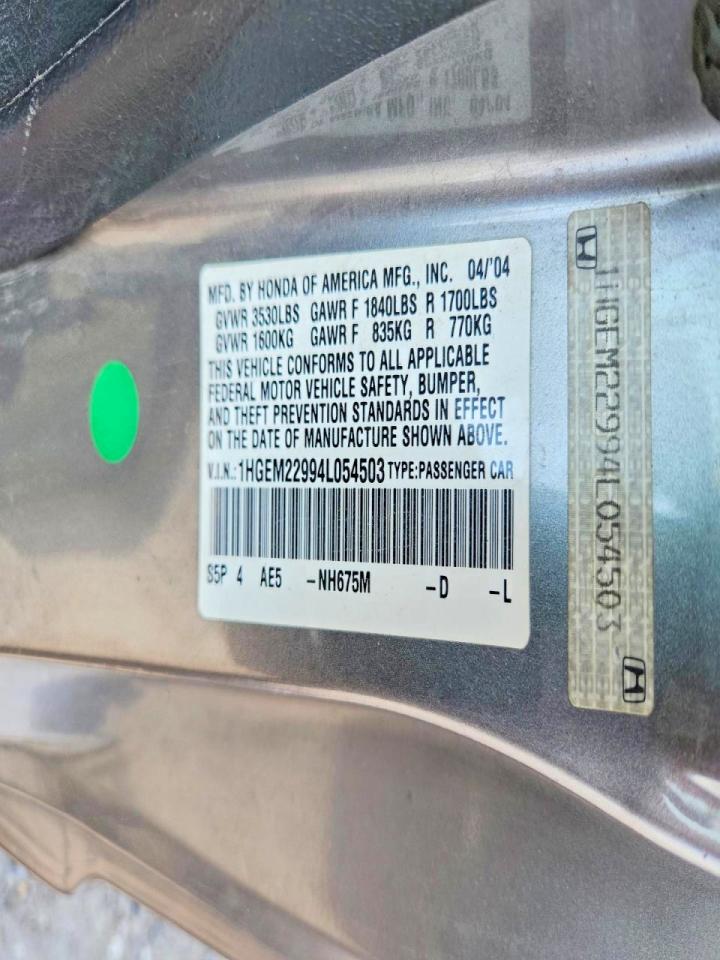 2004 HONDA CIVIC