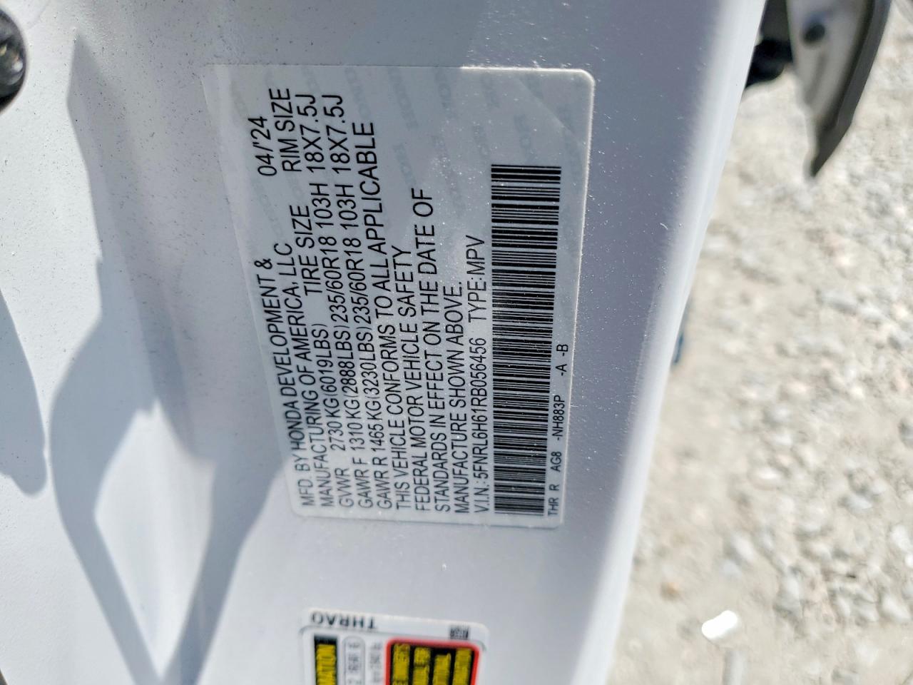 2024 HONDA ODYSSEY
