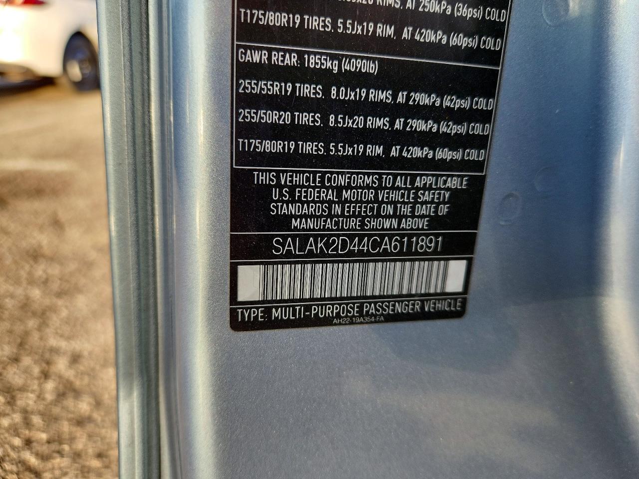 2012 LAND ROVER LR4