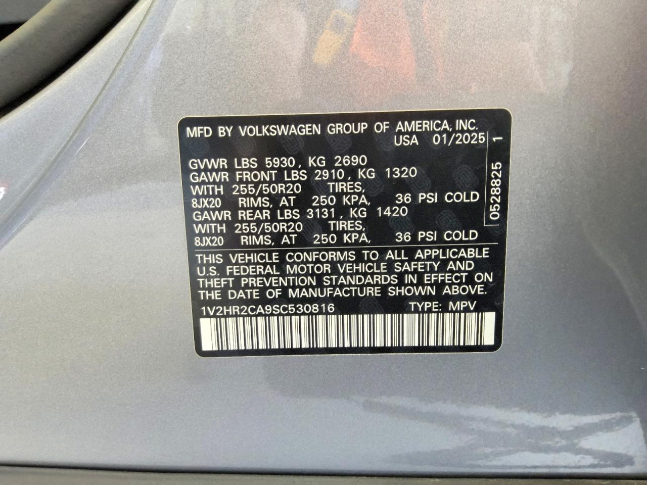 2025 VOLKSWAGEN ATLAS