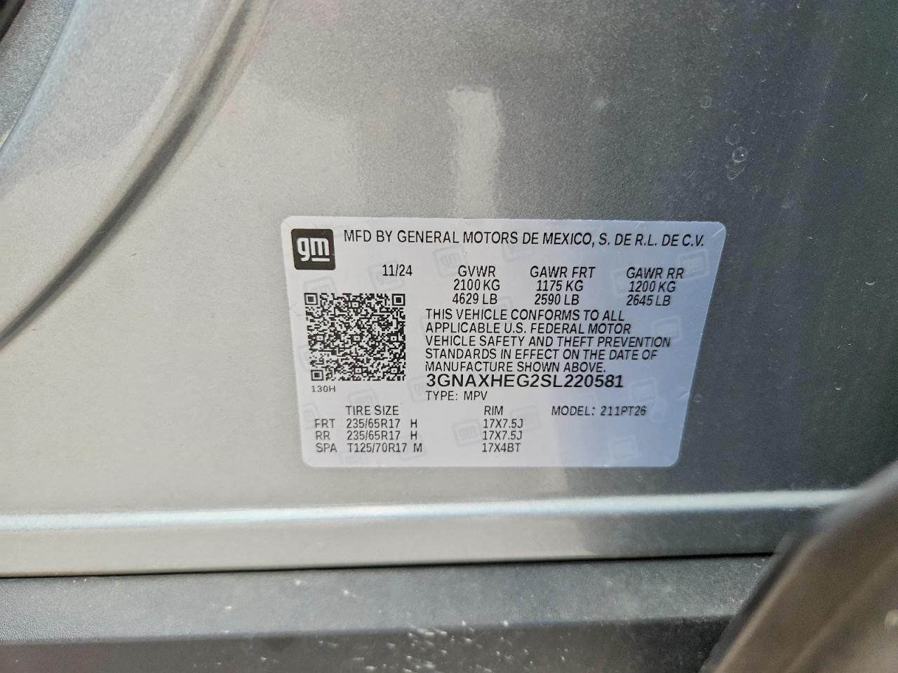 2025 CHEVROLET EQUINOX