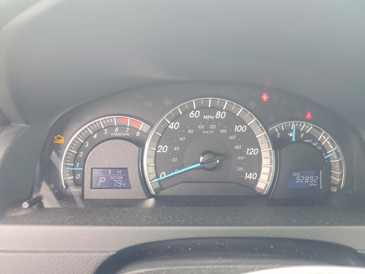 2012 TOYOTA CAMRY