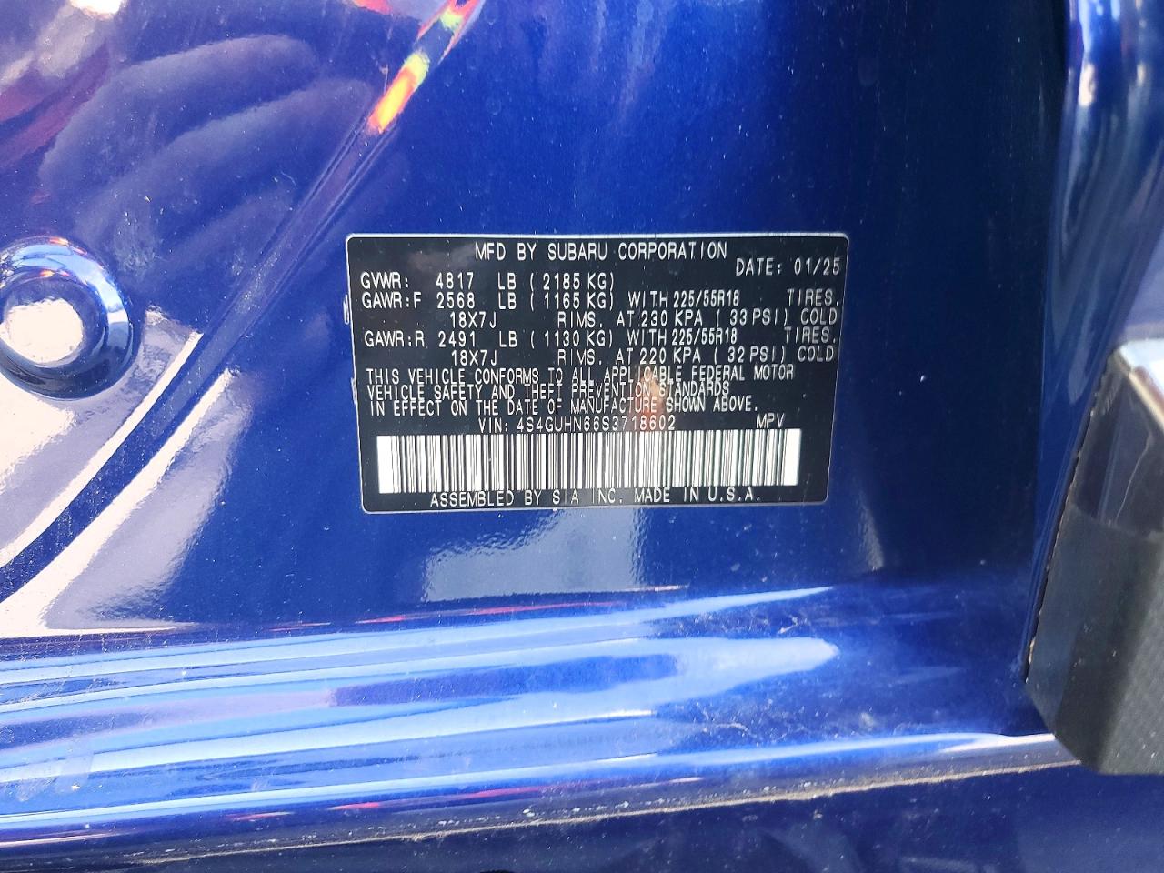 2025 SUBARU CROSSTREK