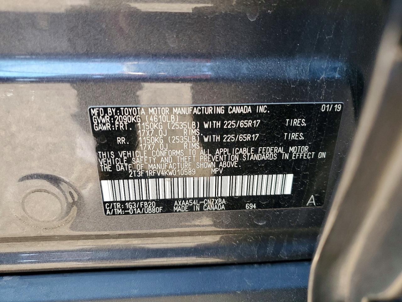 2019 TOYOTA RAV4