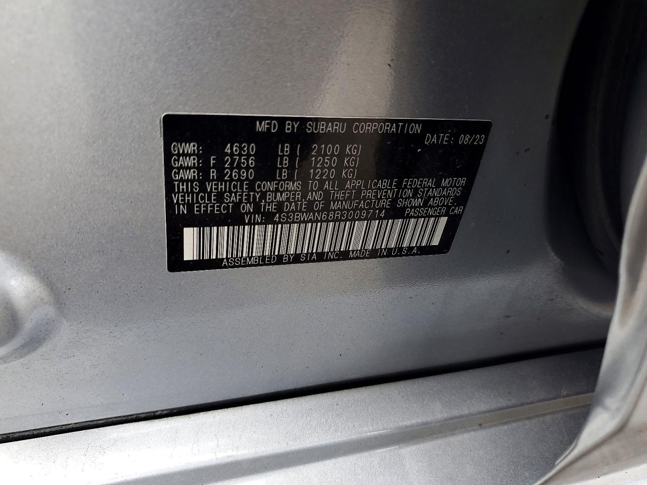 2024 SUBARU LEGACY