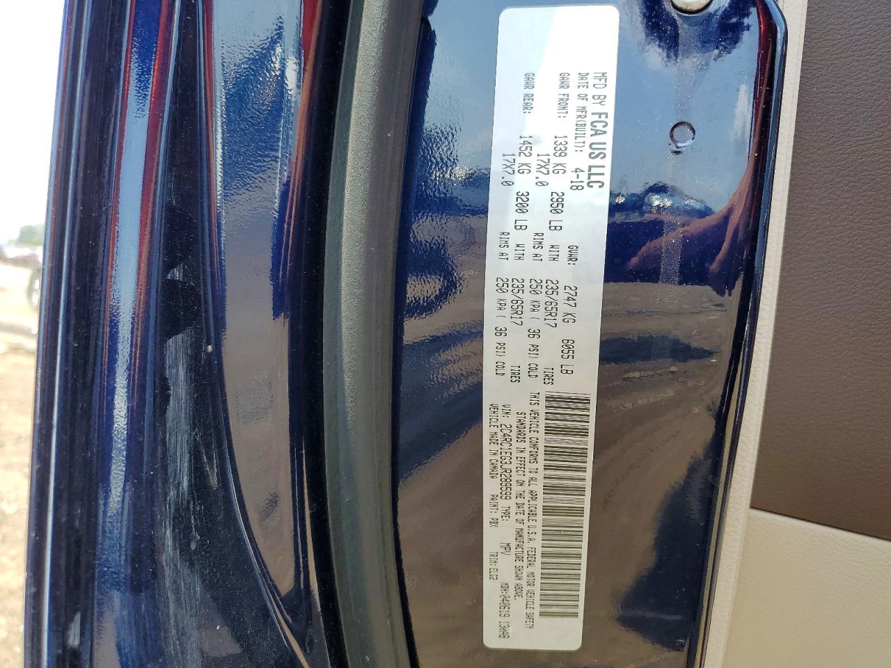 2018 CHRYSLER PACIFICA